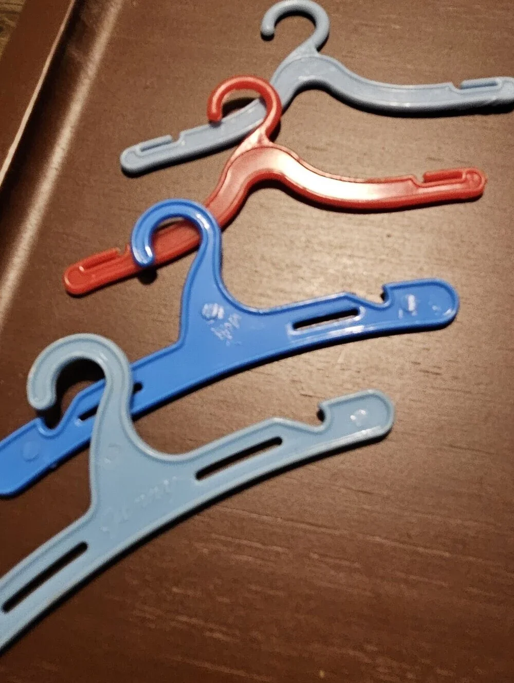 Vintage Barbie Doll Clothes Hanger Lot of 15 Pieces Multicolor